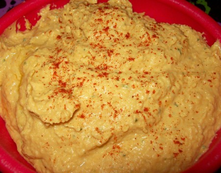 Homemade Hummus with Paprika