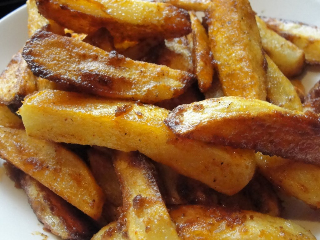 A couple of homemade french fries