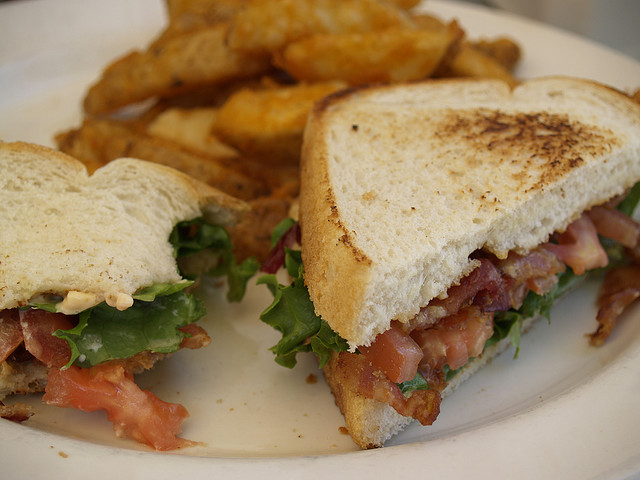 Perfect BLT sandwich