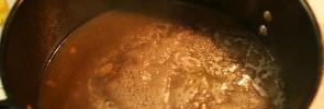 Beef broth, or beef stock, or whatever