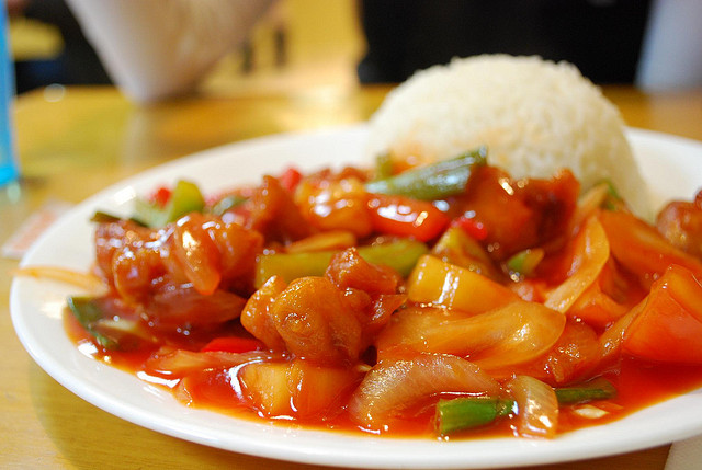 Sweet and sour chicken